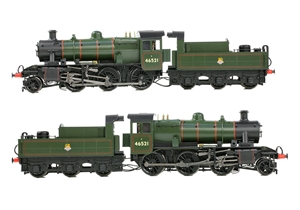 LMS Ivatt 2MT 46521 BR Lined Green (Early Emblem)