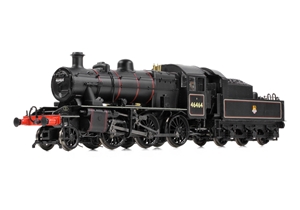 LMS Ivatt 2MT 46464 BR Lined Black (Early Emblem)