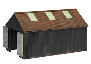 47-0163 Narrow Gauge (NG7) Corrugated Engine Shed