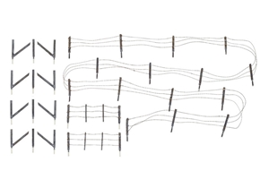 N  Barbed Wire Fence