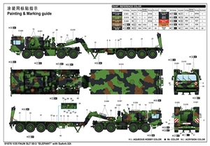 Faun SLT 50-3 Elefant w/ SaAnh 52t Trailer