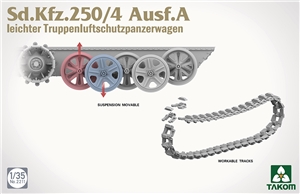 German Army SdKfz 250/4 Ausf A Anti-Aircraft Half-Track