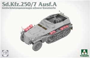 German Army SdKfz 250/7 Ausf A Mortar Carrier Half-Track