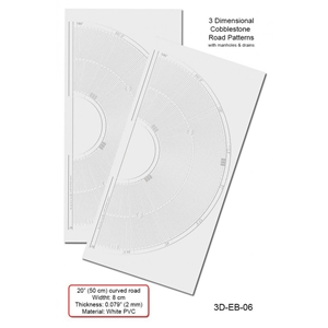 Embossed PVC Sheets (Curved Roads)