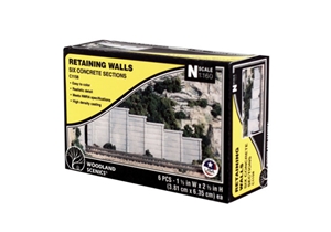 N Concrete Retaining Wall Concrete (x6)