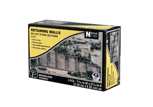 N Cut Stone Retaining Wall Concrete (x6)