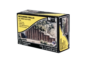 N Timber Retaining Wall Concrete (x6)