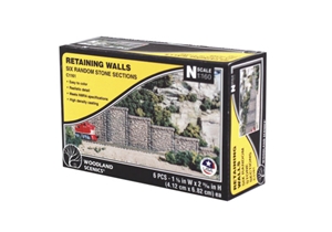 N Random Stone Retaining Wall Concrete (x6)