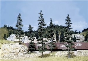 6"-9" Pine Trees (5/Kit)