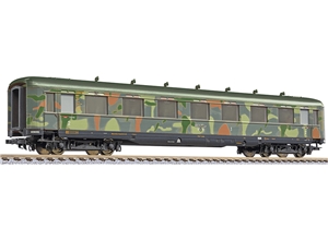 'Military Troop Transport' Train, BR 42 & 3 Coaches, Camouflage