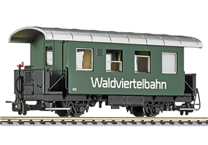 Passenger Coach, 2nd Class, 912, Waldviertelbahn Green