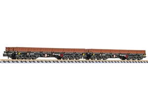 2-piece 6-Axle Heavy Load Wagon Set Type Sas 4850, DR