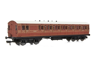 54ft non-Corridor Brake Third LBSCR Raw Umber