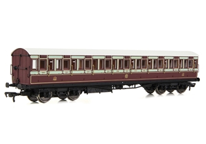 54ft non-Corridor Third Caledonian Railway Plum & Off-White