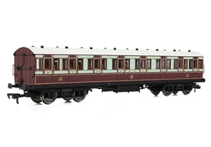 54ft non-Corridor Composite Caledonian Railway Plum & Off-White