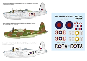 RAF Short S.25 Sunderland Mark III/V Flying Boat