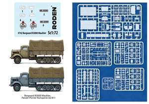 German Army Borgward B3000 Maultier Half-Track Truck