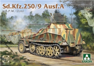 German Army SdKfz 250/9 Ausf A le SPW (2 cm) Half-Track