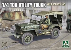 US Army ¼-ton Utility Truck with Canvas Top