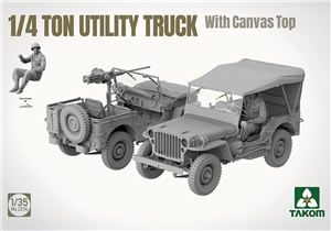 US Army ¼-ton Utility Truck with Canvas Top