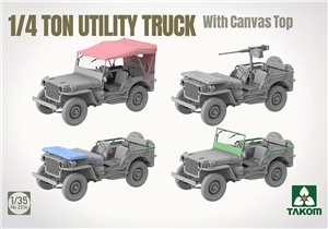US Army ¼-ton Utility Truck with Canvas Top
