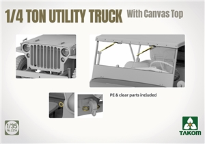 US Army ¼-ton Utility Truck with Canvas Top