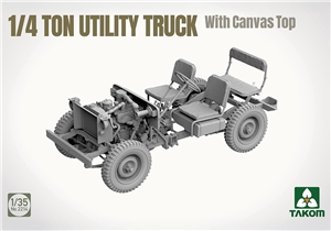 US Army ¼-ton Utility Truck with Canvas Top