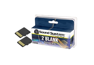 2 Blank Sound Cards