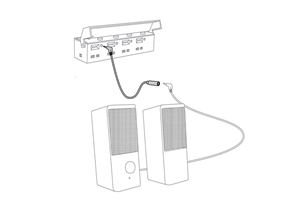 Stereo Plug Extension Cable