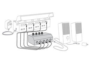 Room Speaker Mixer