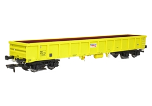 MLA Bogie Open Wagon Network Rail Yellow