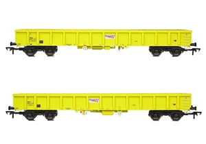 MLA Bogie Open Wagon Network Rail Yellow
