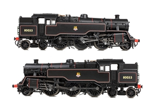 BR Standard 4MT Tank 80033 BR Lined Black (Early Emblem)