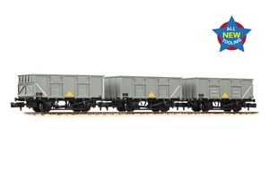 BR 24.5T Mineral 3-Wagon Pack BR Grey