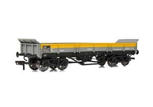 BR YCV 'Turbot' Bogie Ballast Wagon BR Engineers Grey & Yellow