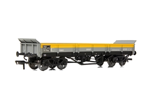 BR YCV 'Turbot' Bogie Ballast Wagon BR Engineers Grey & Yellow
