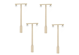 Concrete Platform Lamps (x4)