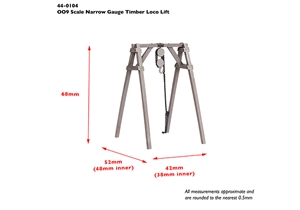 Narrow Gauge Timber Loco Lift