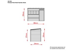 Pent Roof Garden Shed
