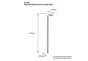Sleeved Street Lamp Posts (x4)