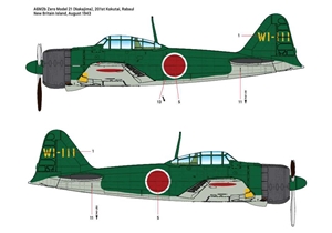 Japanese Zero Model 21 "Rabaul Naval Aviation Corps" Carrier Fighter