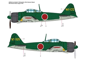 Japanese Zero Model 21 "Rabaul Naval Aviation Corps" Carrier Fighter
