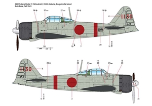 Japanese Zero Model 21 "Rabaul Naval Aviation Corps" Carrier Fighter