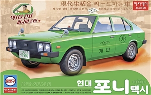 Hyundai Pony Taxi (MCP) with figure