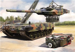 German Army Leopard 2A6 Main Battle Tank w/ full interior