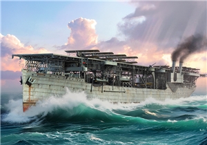 US Navy USS Langley CV-1 Aircraft Carrier Ship