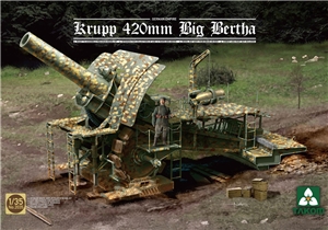 German Army Krupp 420mm 'Big Bertha' Super‑Heavy Siege Howitzer