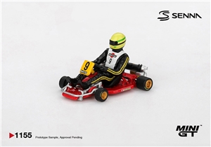 Senna Kart Formula K No.9 Ayrton Senna Da Silva 1981 Karting WC