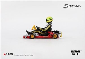Senna Kart Formula K No.9 Ayrton Senna Da Silva 1981 Karting WC