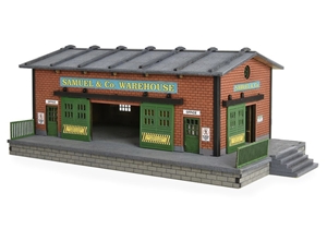 Laser-Cut Kit, Warehouse with Motorised Doors